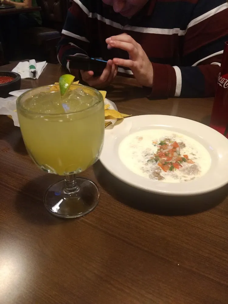 Fresh Lime Juice Margaritas and a Cheese Dip